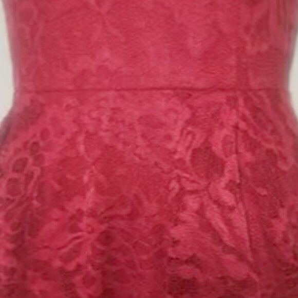 Muadress ** Beautiful Red Lace Hi-Lo Dress in size XL - Picture 5 of 13